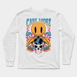 Care More. Save The Earth Long Sleeve T-Shirt